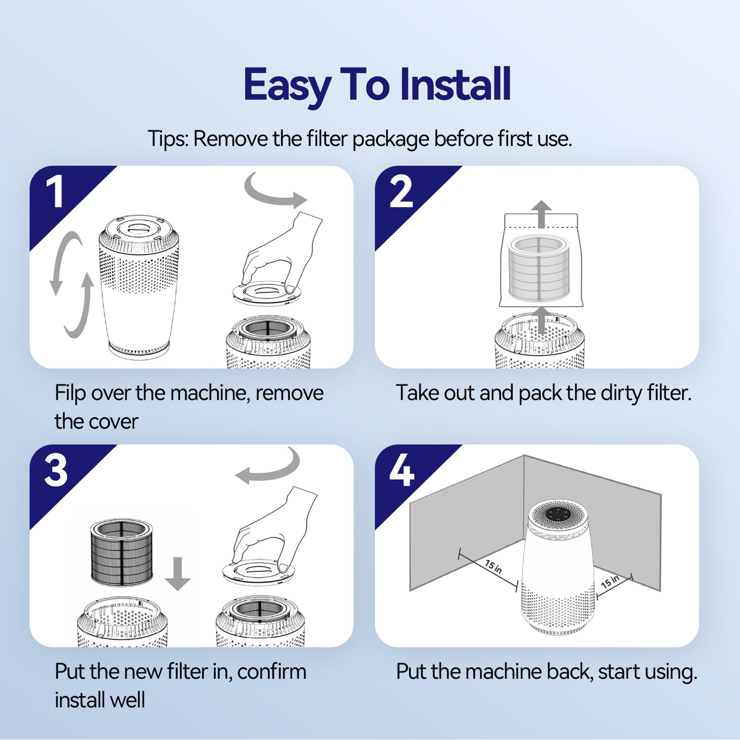 Cegsin True HEPA Air Purifier AP005C